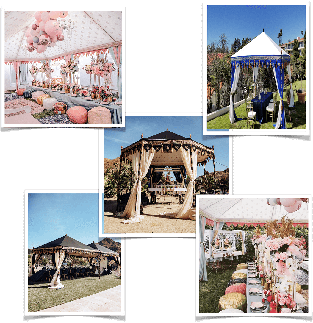 rent luxury tents for birthday parties