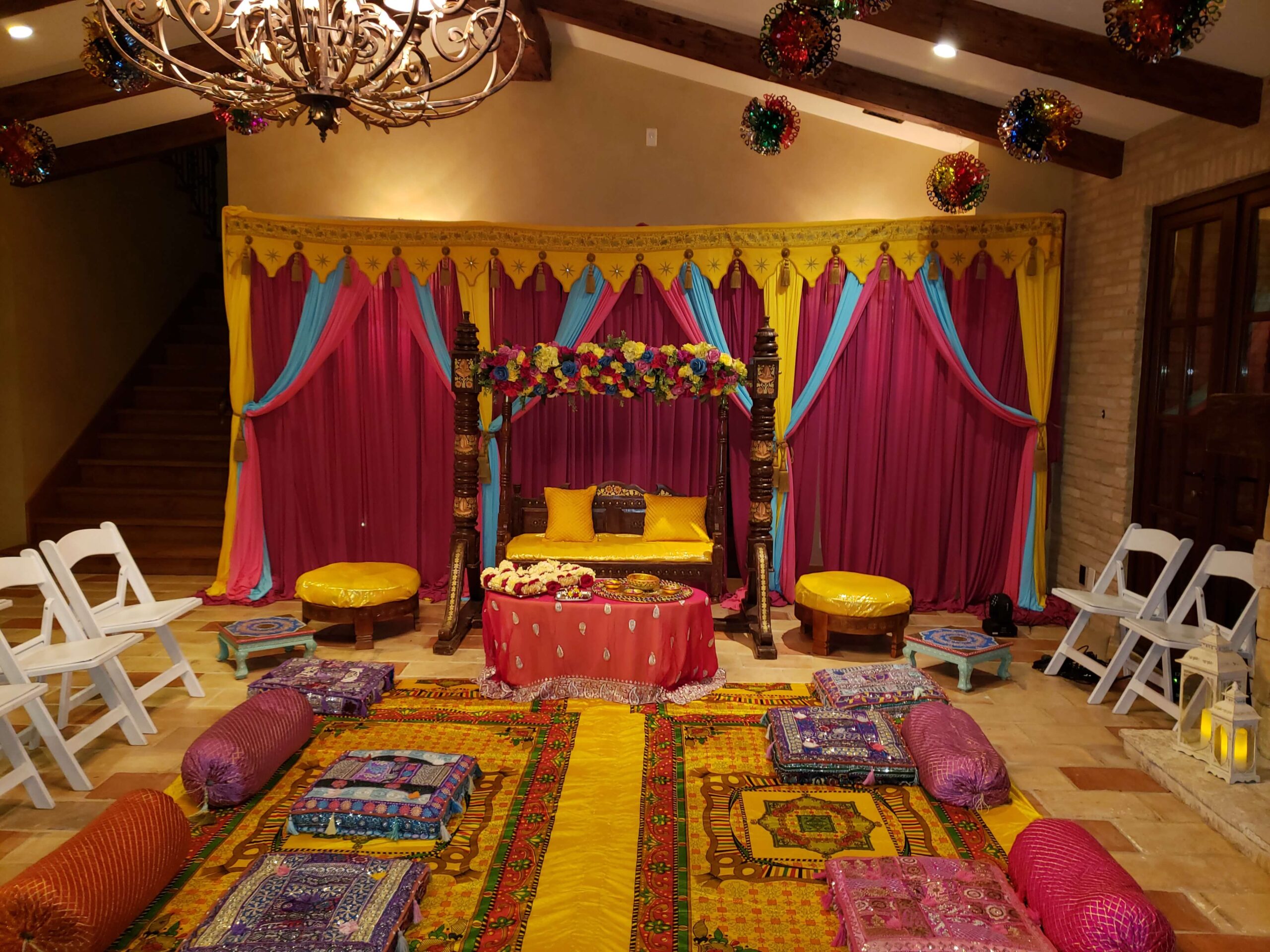 Backyard Mehendhi event