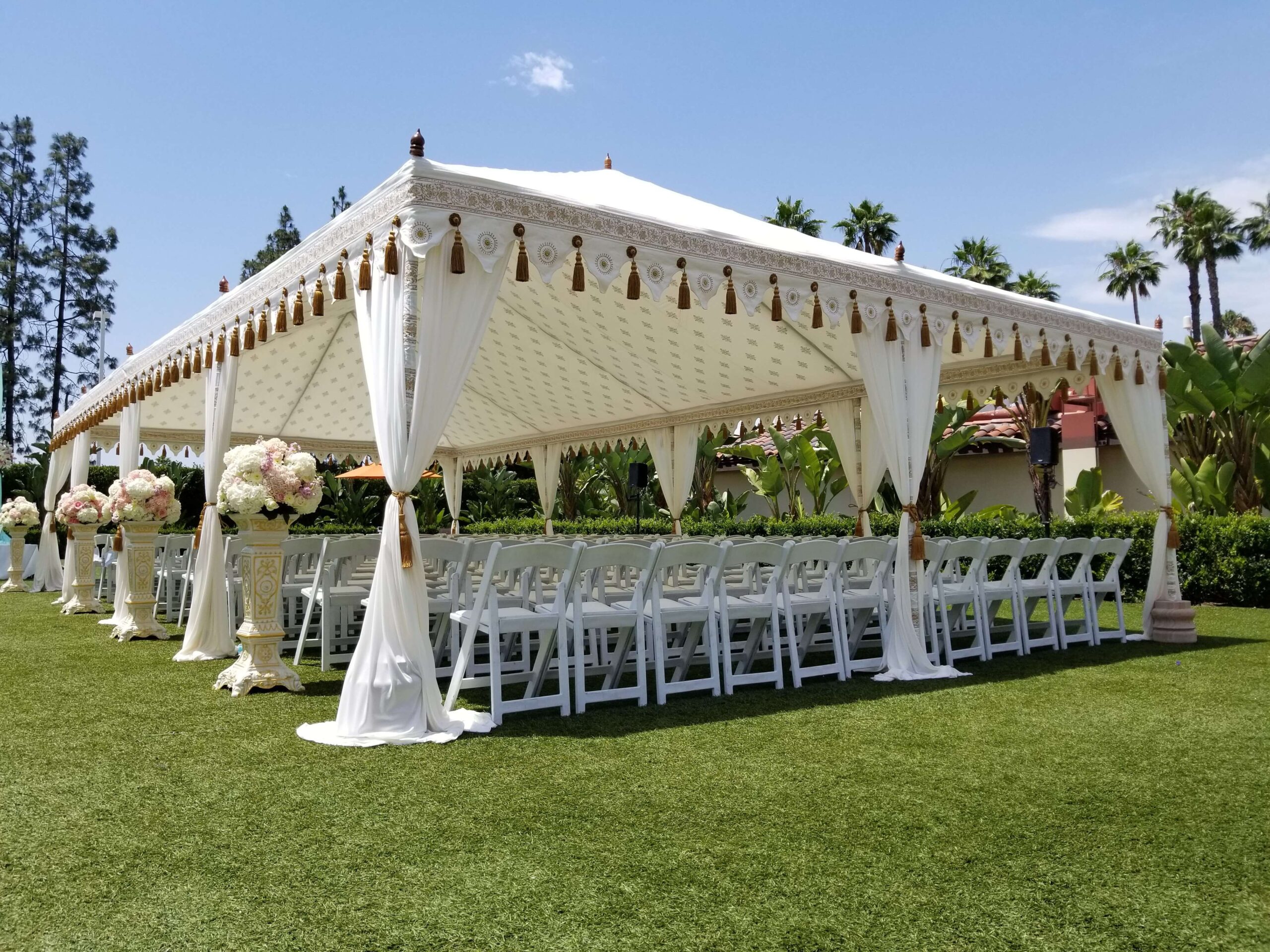 hindu wedding tent rental