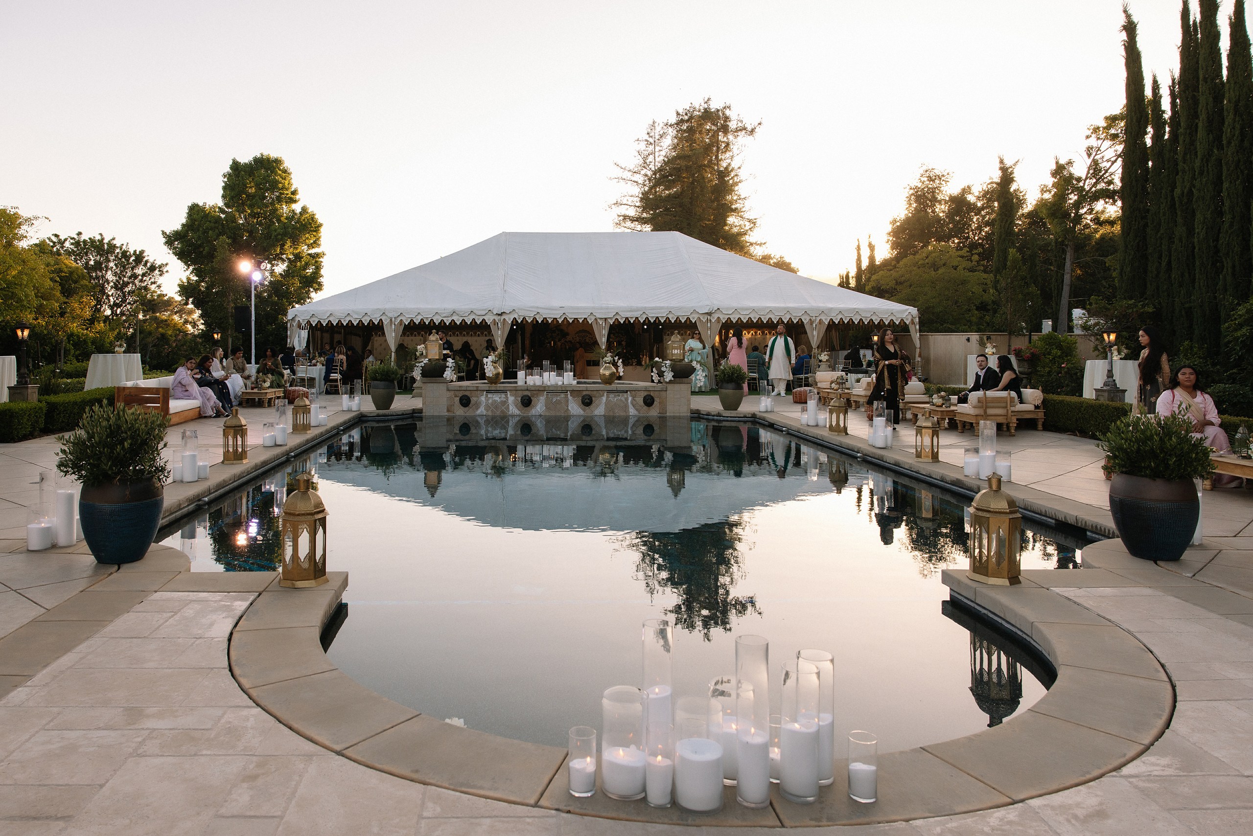 indian wedding ceremony tent